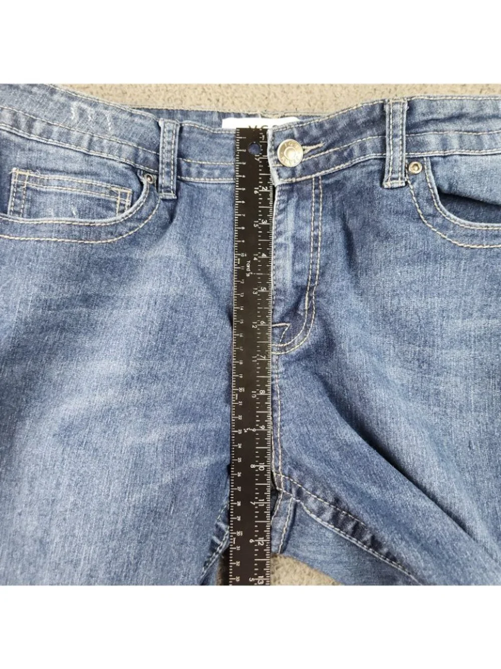 Vigoss VGS Jeans Women's 14 Skinny Ankle Jeans Embroidered Embellished Stretch - Picture 7 of 12